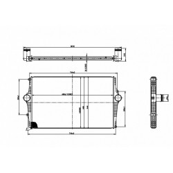 INTERCOOLER VOLVO S80 2.4D 98- 8649471