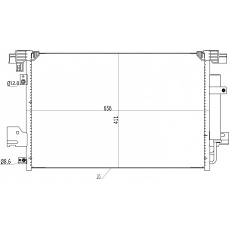 HŰTŐSZEKRÉNY OUTLANDER 2.0DI-D 07 6455-FA