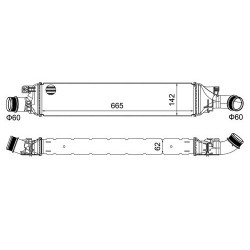 INTERCOOLER AUDI Q3 2.0TDI 11- 8U0145803B