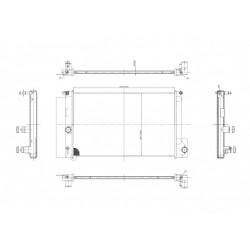 RADIÁTOR TOYOTA AVENSIS 1.8I 16V 08- 16400-0D400