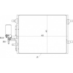 KLÍMABERENDEZÉS RADIÁTOR VOLVO S60-V60 10- 31305212