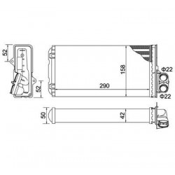 FŰTÉS PEUGEOT 607 2.2HDI 00- 6448.J6