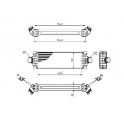 INTERCOOLER FORD TRANSIT 06- 1748579