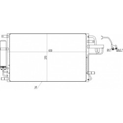 LÉGKONDICIONÁLÓ RADIÁTOR TUCSON 2.0CRDI 04- 97606-2E000