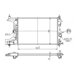 CRUZE 1.6I-1.8I HŰTŐ 09- 1300299