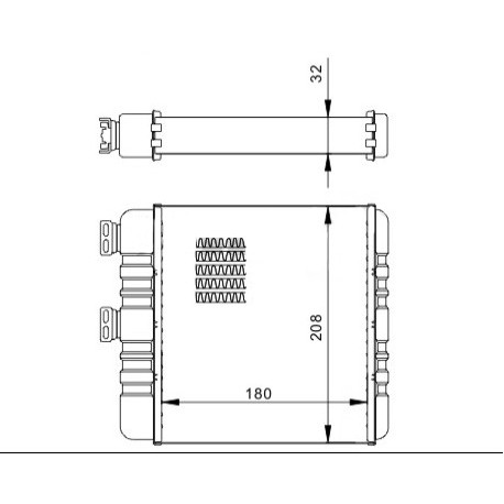FŰTÉS ASTRA G /KLIMA SYS.BEHR/ 1618142
