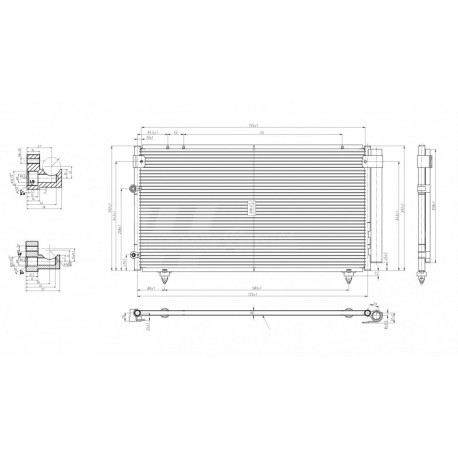 KLÍMA RADIÁTOR AVENSIS VERSO 01-03 88460-44440