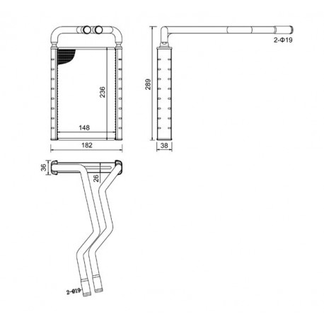 FŰTÉS SANTA FE 2.0 06- 971382B000
