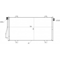 LÉGKONDICIONÁLÓ HŰTŐMESTER 2.5DCI 01- 27650-00QAF