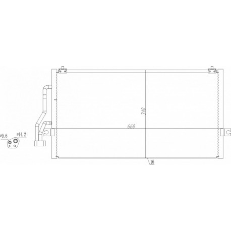CARISMA LÉGKONDICIONÁLÓ RADIÁTOR 06/95- MB958166