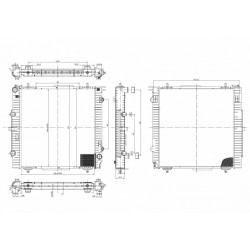 RADIÁTOR VITO 108-112CDI 99- 6385011601