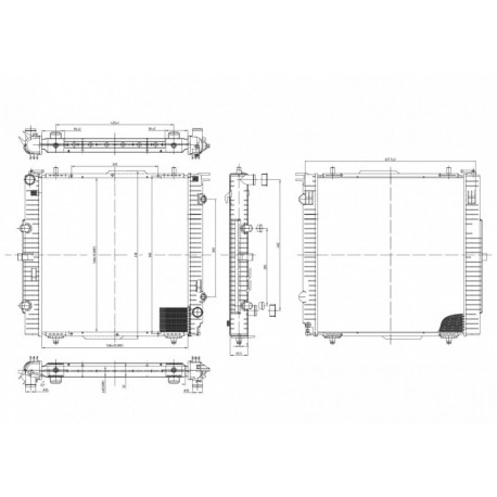 RADIÁTOR VITO 108-112CDI 99- 6385011601