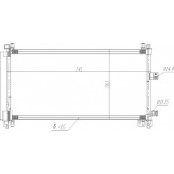 KLÍMABERENDEZÉS RADIÁTOR PEUGEOT 508 10- 6455HR