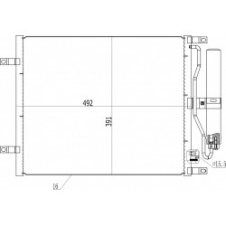 LÉGKONDICIONÁLÓ RADIÁTOR MICRA 1.5DCI 02- 92100-9U20B