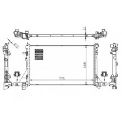 RADIÁTOR OPEL MOVANO B 10- 2140000Q2B