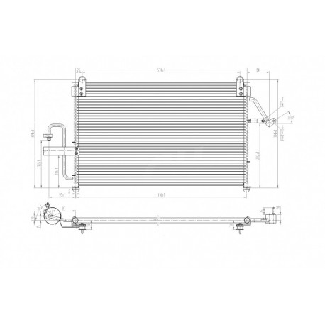 LÉGKONDICIONÁLÓ RADIÁTOR NUBIRA 97- 96190601