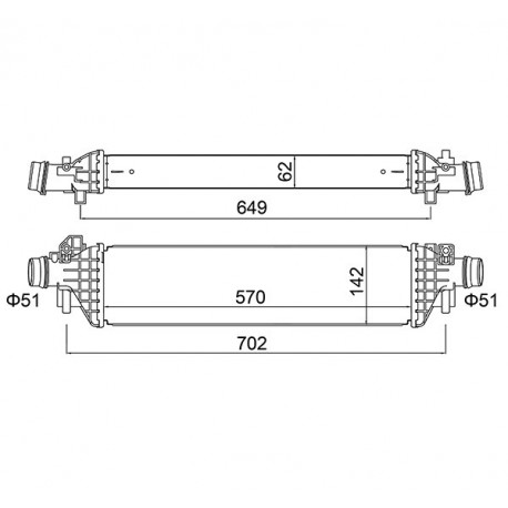 MOKA 1.4 4X4 16- INTERCOOLER 95406939