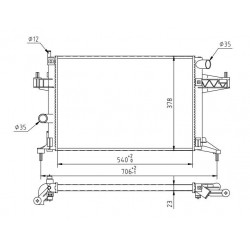 RADIÁTOR CORSA C 1.4 16V 00- 1300237