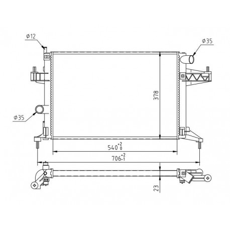 RADIÁTOR CORSA C 1.4 16V 00- 1300237