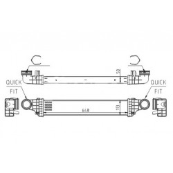 INTERCOOLER DB W211 E320CDI 02- 2115001002