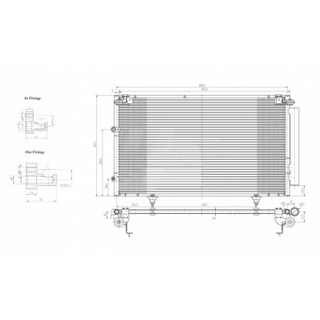 CAMRY LÉGKONDICIONÁLÓ HŰTŐ 2.0-3.0 16V 01 88460-06070