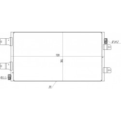 LÉGKONDICIONÁLÓ RADIÁTOR MESTER 2.5DCI 06- 2765000Q0B