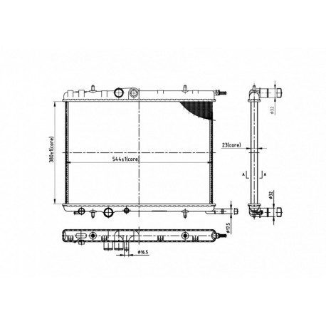 HŰTŐ PEUGEOT 307 2.0,1.4/2.0HDI 01- 1130.J3