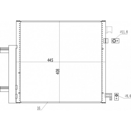 CHEVROLET SPARK KLÍMABERENDEZÉS RADIÁTOR 10- 42422272