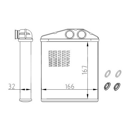FŰTÉS CORSA C 00- 1618222