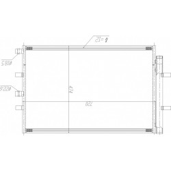 KLÍMA RADIÁTOR TRANZIT COSTUM 12- 1778169