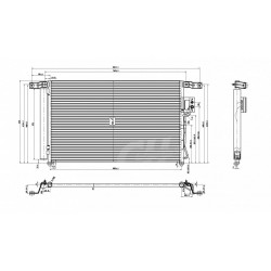 SANTAFE 2.2CRDI LÉGKONDICIONÁLÓ RADIÁTOR 06- 97606-2B000