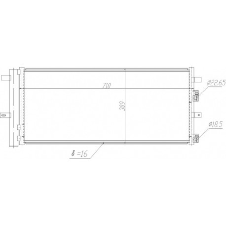 KLÍMABERENDEZÉS RADIÁTOR FORD MONDEO 14- 1886561