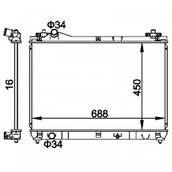 SUZUKI GRAND VITARA 2.0I RADIÁTOR 05- 17700-65J00