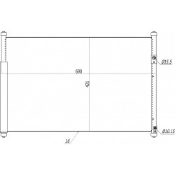 LÉGKONDICIONÁLÓ RADIÁTOR VITARA 1.9DDIS 05- 95310-64J00