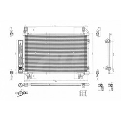 LÉGKONDICIONÁLÓ RADIÁTOR YARIS 1.0-1.3 05- 88460-52110