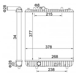 AGILA 1.0I-1.2I TWINPORT RADIÁTOR 00- 09210556
