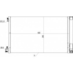 LÉGKONDICIONÁLÓ RADIÁTOR INSIGNIA 1.4 08- 13241737