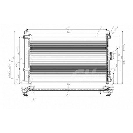 LÉGKONDICIONÁLÓ RADIÁTOR KARNEVÁL 2.9CRDI 06- 97606-4D000