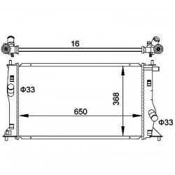 HŰTŐSZEKRÉNY MAZDA 5 1.6CDVI 05 LFB7-15-200A
