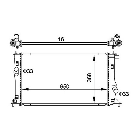 HŰTŐSZEKRÉNY MAZDA 5 1.6CDVI 05 LFB7-15-200A