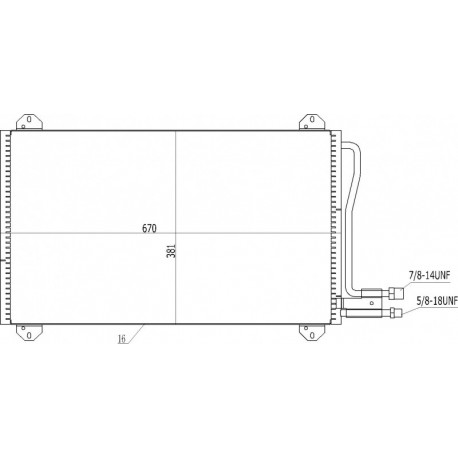 LÉGKONDICIONÁLÓ RADIÁTOR SPRINTER 95-00,00- 5104114AA