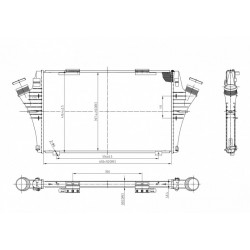 INTERCOOLER VECTRA C 2.8 03- 12800599