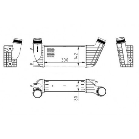 INTERCOOLER SZAKÉRTŐ 2.0HDI 07- 0384.J9