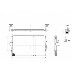 INTERCOOLER VOLVO S60 I 2.5 00- 4881477