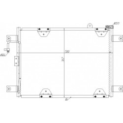 KLÍMABERENDEZÉS RADIÁTOR SUZUKI ESCUDO 97- 95310-65D00