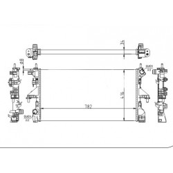 RADIÁTOR FIAT DUCATO 06- 1382425080