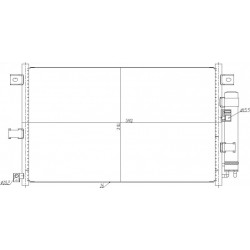 LÉGKONDICIONÁLÓ RADIÁTOR MAZDA MX5 III 05- NE5161480C