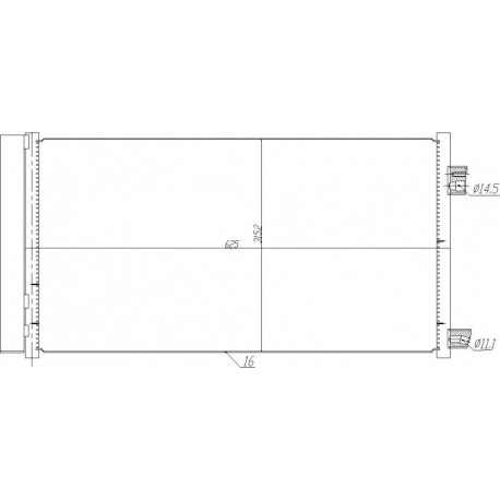 KLÍMABERENDEZÉS RADIÁTOR JAGUAR XE 15- T2H3445