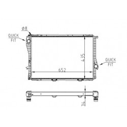 RADIÁTOR ALPINA 98- 1.436.060