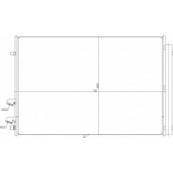 KLÍMABERENDEZÉS RADIÁTOR VW CRAFTER 16- 2N0820411